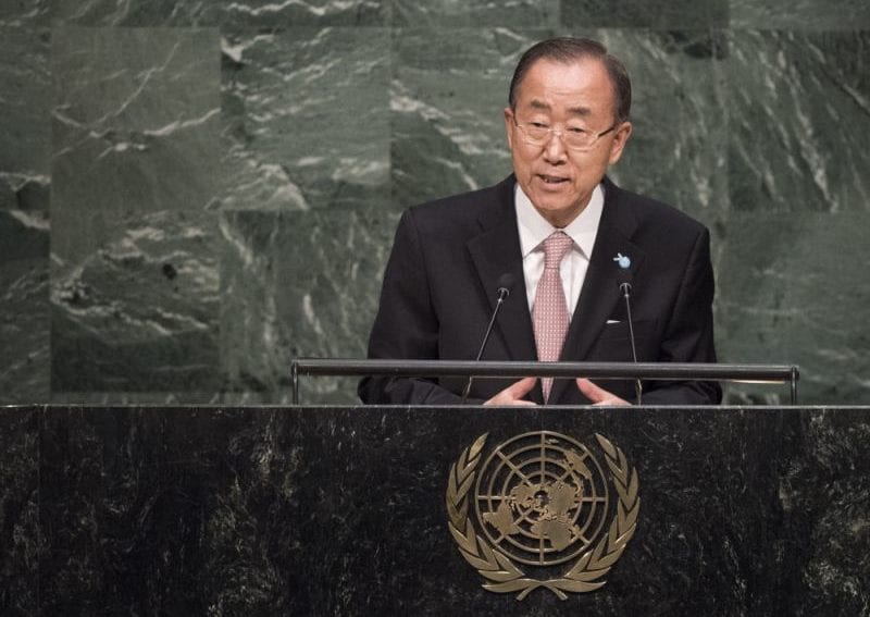 秘书长Ban Ki-Moon