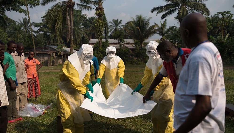 埃博拉病毒outbreak in DRC - Training Pic